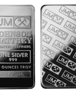 10 oz Johnson Matthey Silver Bar (Secondary Market)