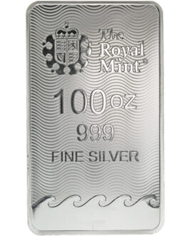 100 oz British Silver Britannia Bar