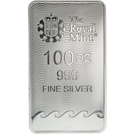 100 oz British Silver Britannia Bar