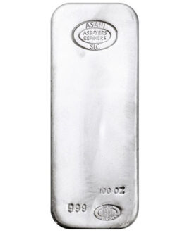 100 oz Asahi Silver Bar (New)