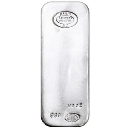 100 oz Asahi Silver Bar (New)