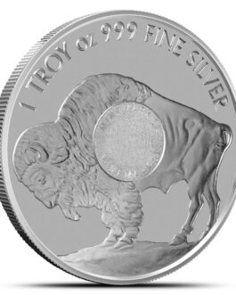 1 oz Sunshine Buffalo Silver Round (New, MintMark SI)