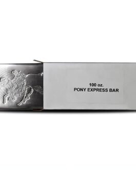 100 oz SilverTowne Pony Silver Bar