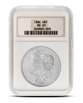 Morgan Silver Dollar Coin NGC MS65 (1878-1904)