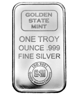 1 oz GSM Silver Bar (New)