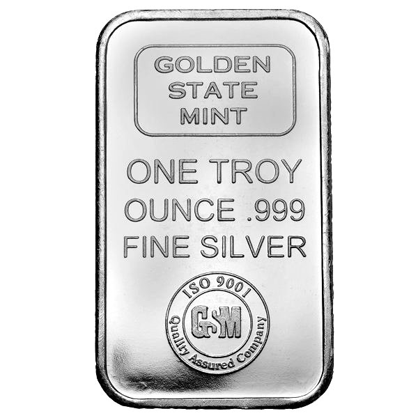 1 oz GSM Silver Bar (New)