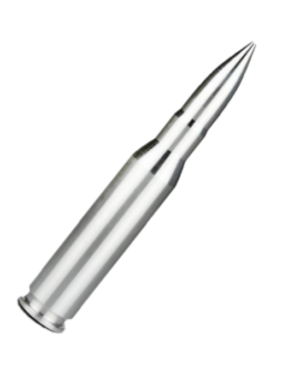 10 oz Silver Bullet (.50 Caliber BMG)