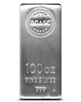 100 oz BGASC Silver Bar (New)