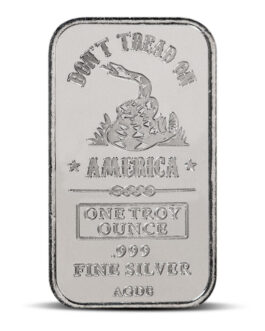 1 oz D’Anconia Silver Don’t Tread on America Bar (New)