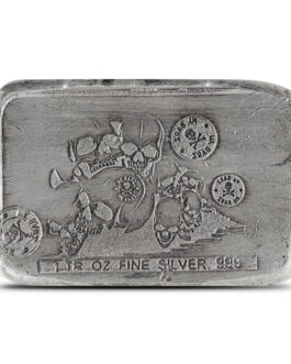 1 oz MK Barz The Magician Tarot Card Silver Bar (New)