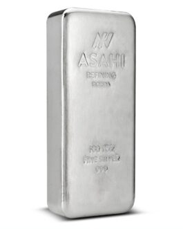 100 oz Asahi Florida Silver Bar (New)