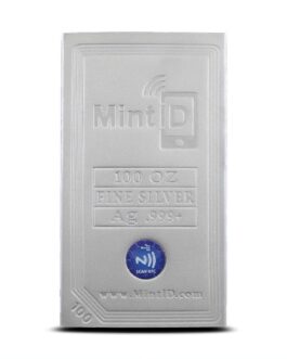 100 oz MintID Silver Bar (New)