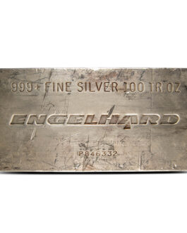 100 oz Engelhard Silver Bar (Triangle Design)