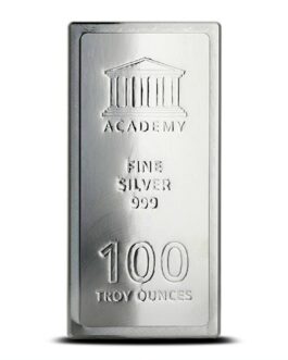 100 oz Academy Stacker Silver Bar (New)