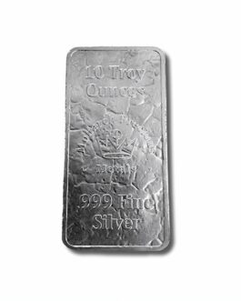 10 oz Monarch Stone Struck Silver Bar (New)